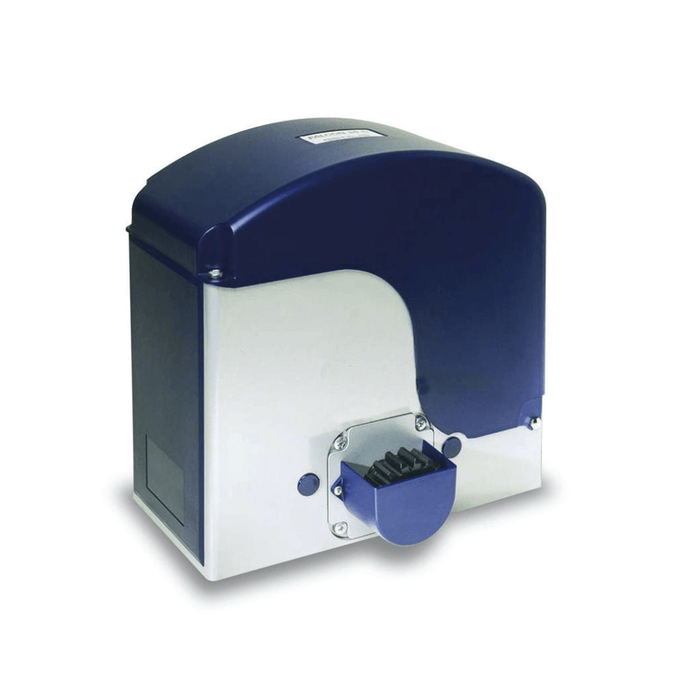 motor genius falcon 20 corredizo operador de alto tráfico para portones de 2000kg sistema robusto con desbloqueo de emergencia